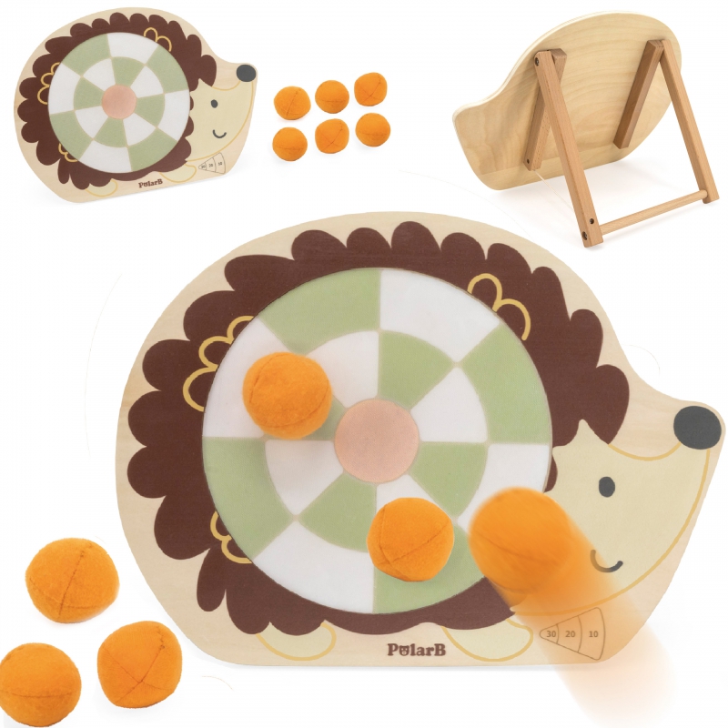 VIGA PolarB Wooden Hedgehog arkadinis žaidimas