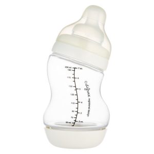 CANPOL Buteliukas nuo pilvo dieglių S formos platus PP 200 ml