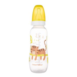 CANPOL Siauras buteliukas 330 ml PP AFRICA geltonas