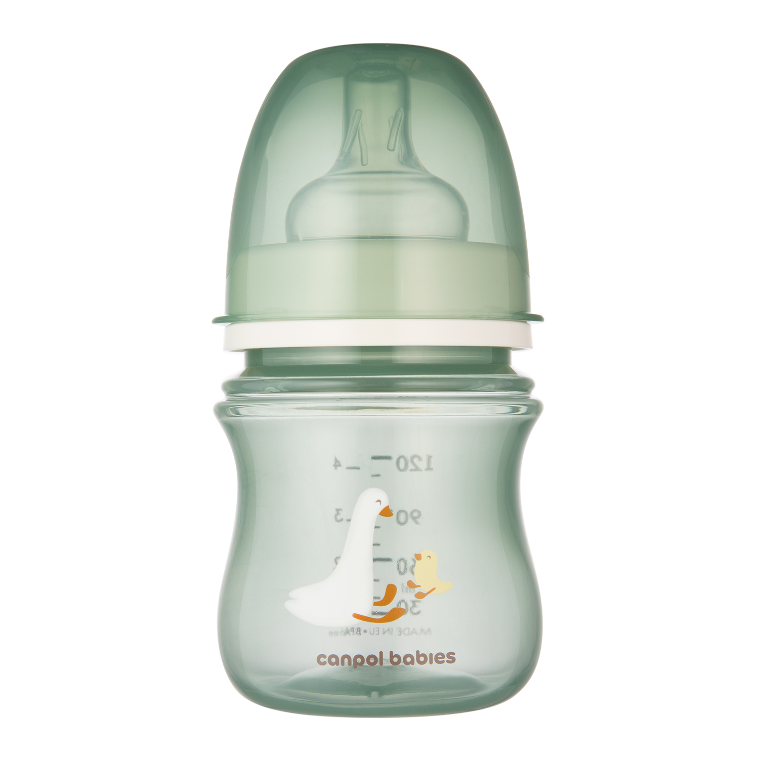 CANPOL Buteliukas nuo pilvo dieglių PP 120 ml Easy Stars GOOSE