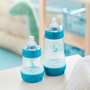 MAM Perfect Start buteliukas nuo pilvo dieglių 320 ml Planet Love boy