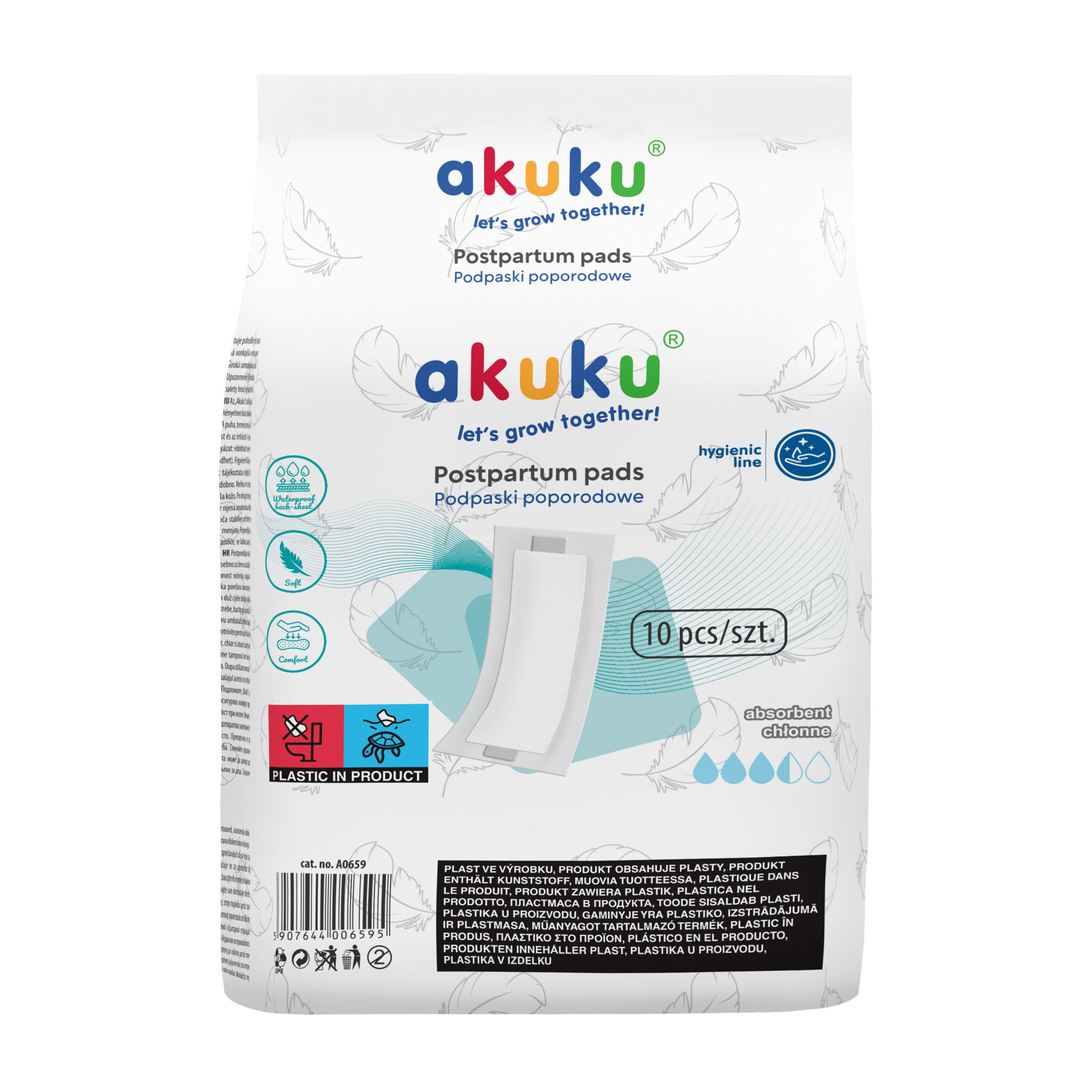 AKUKU Higieninis įklotas po gimdymo