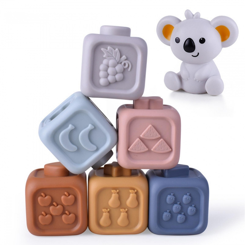 WOOPIE BABY Piramidės sensorinių blokų rinkinys - Image 2