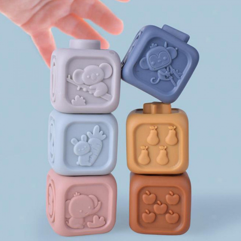 WOOPIE BABY Piramidės sensorinių blokų rinkinys - Image 3