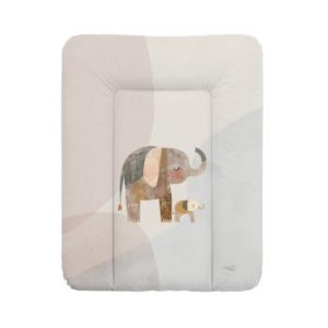 CEBA Mažas minkštas vystymo lenta 50x70 Basic Elephant Family