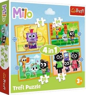 TREFL 4in1 galvosūkis Susipažinkite su Milo ir jo draugais