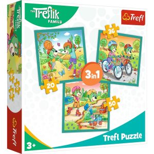TREFL 3in1 galvosūkis Susipažinkite su Trefliki