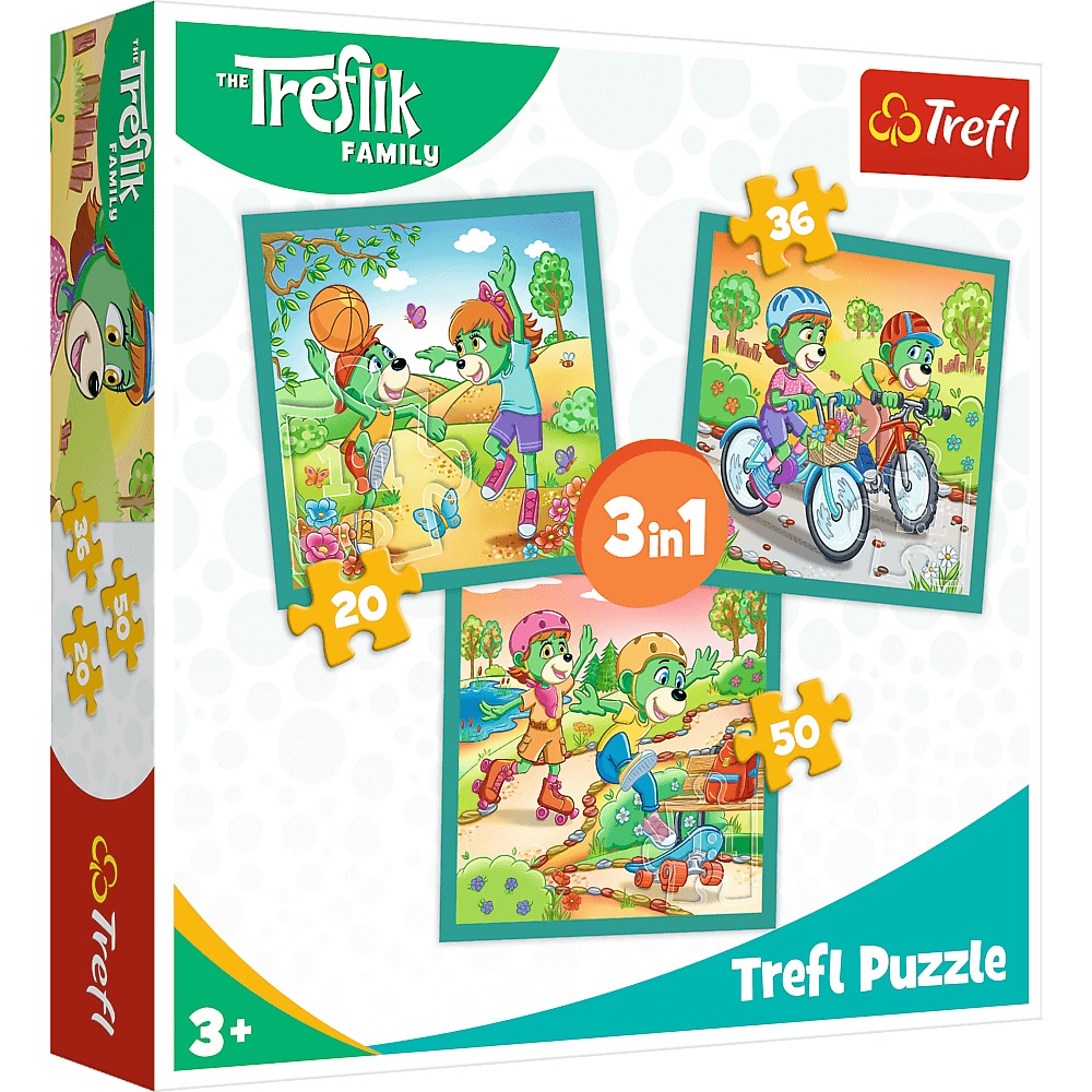 TREFL 3in1 galvosūkis Susipažinkite su Trefliki