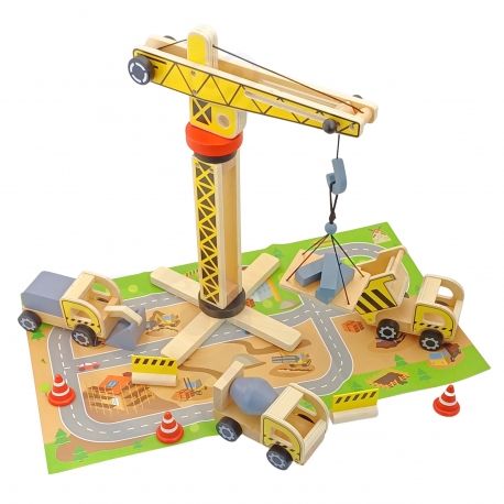 WOOPIE statybvietė 5in1 mobilus kranas XXL - Image 2