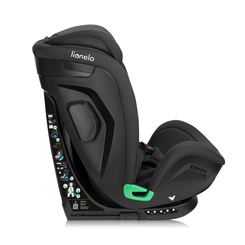 LIONELO Harper i-Size Black Carbon Grey autokėdutė - Image 2