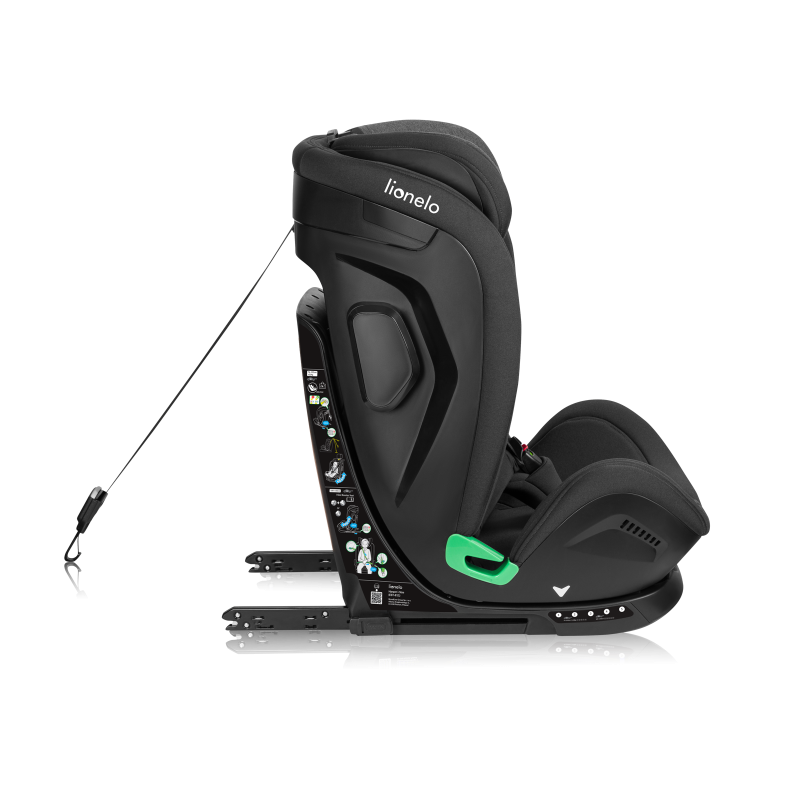 LIONELO Harper i-Size Black Carbon Grey autokėdutė - Image 5