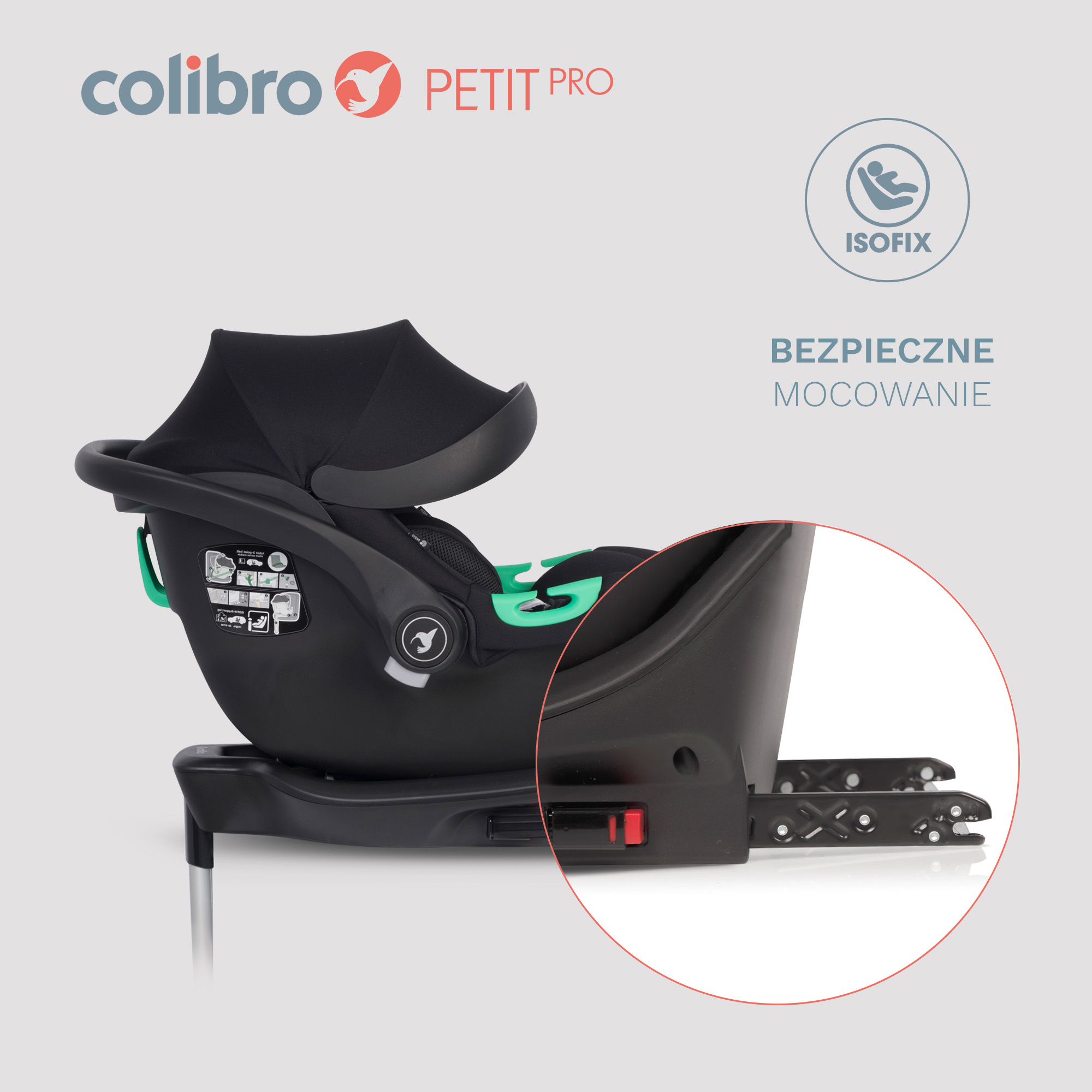 COLIBRO PETIT PRO ONYX autokėdutė - Image 9