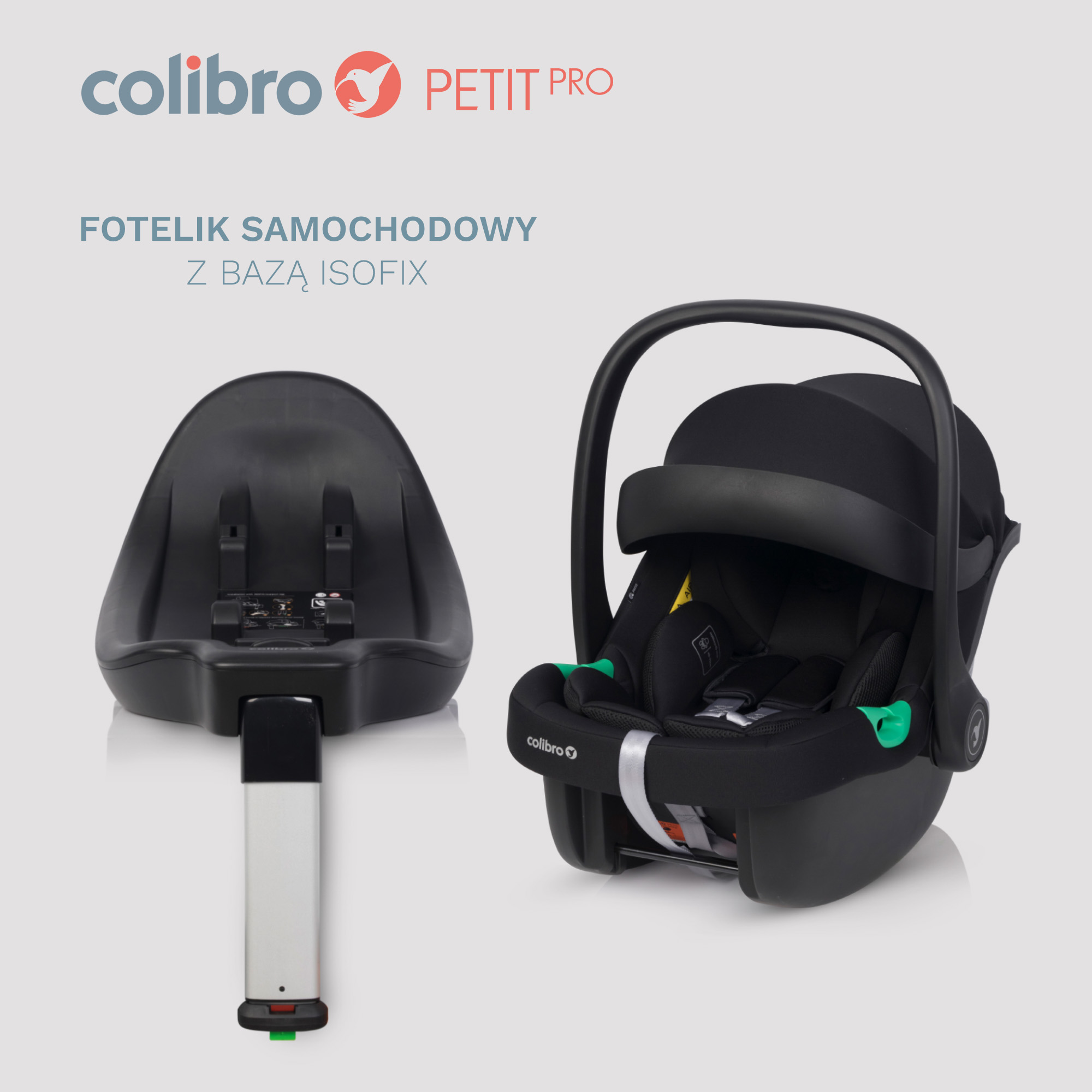 COLIBRO PETIT PRO ONYX autokėdutė - Image 8