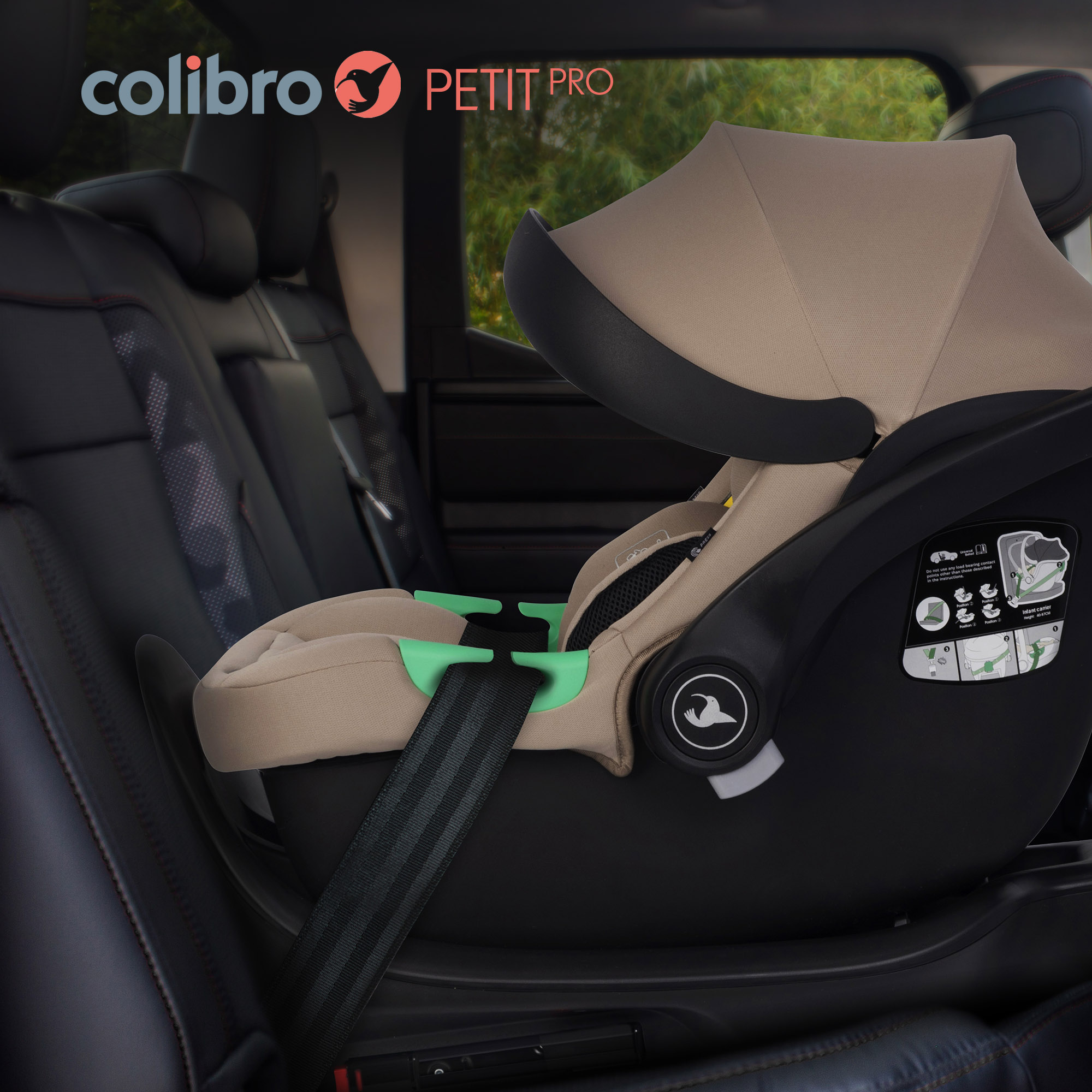 COLIBRO PETIT PRO CAMEL automobilinė kėdutė - Image 5