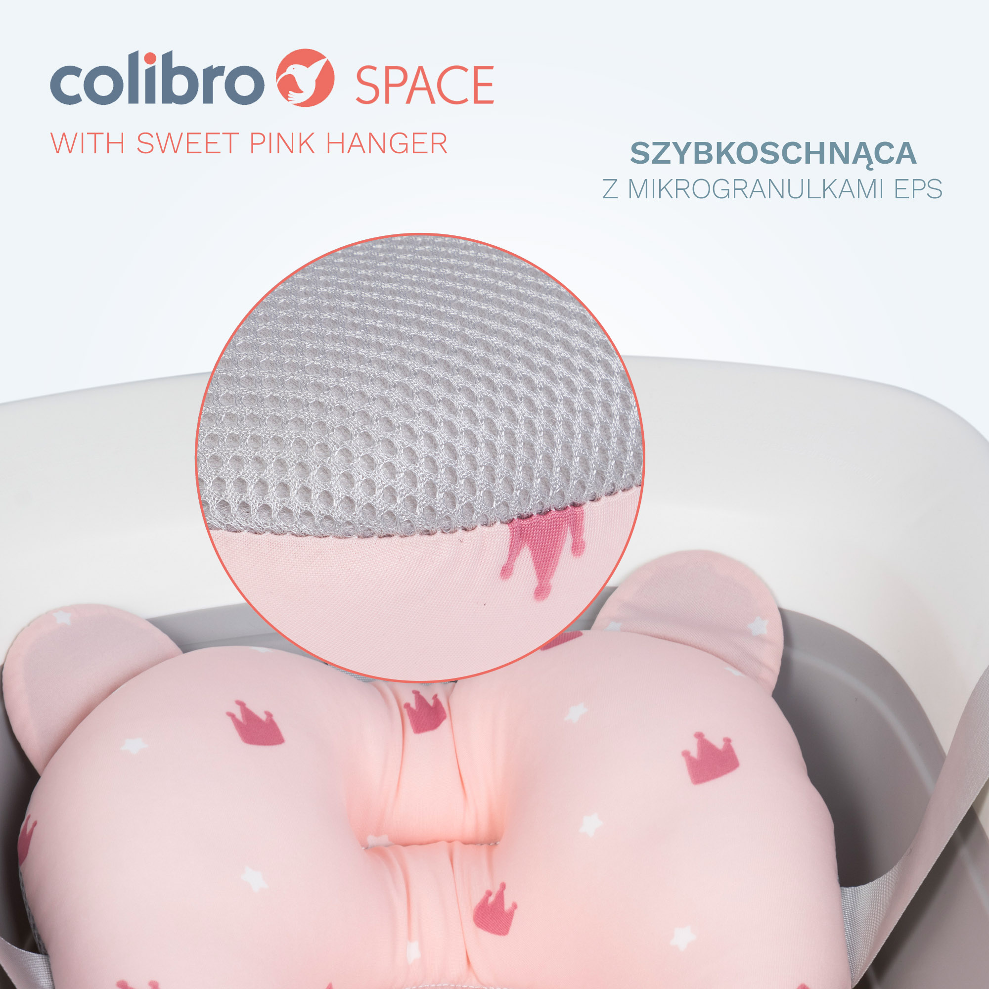 COLIBRO SPACE SWEET PINK vaikiška vonelė - Image 2