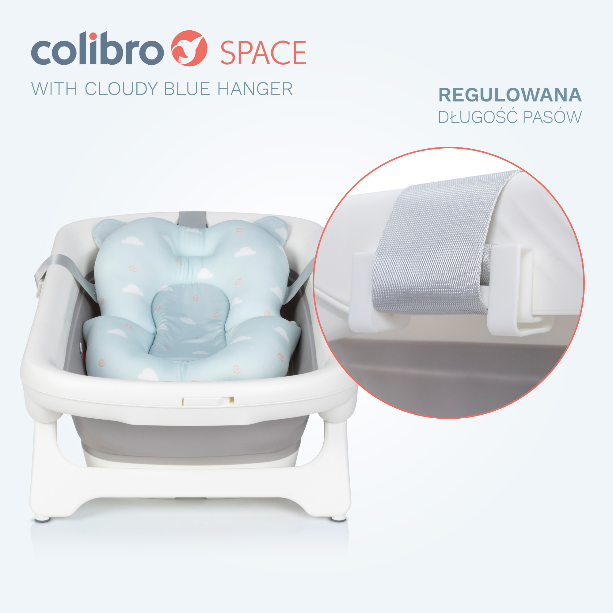 COLIBRO SPACE CLOUDY BLUE vaikiška vonelė