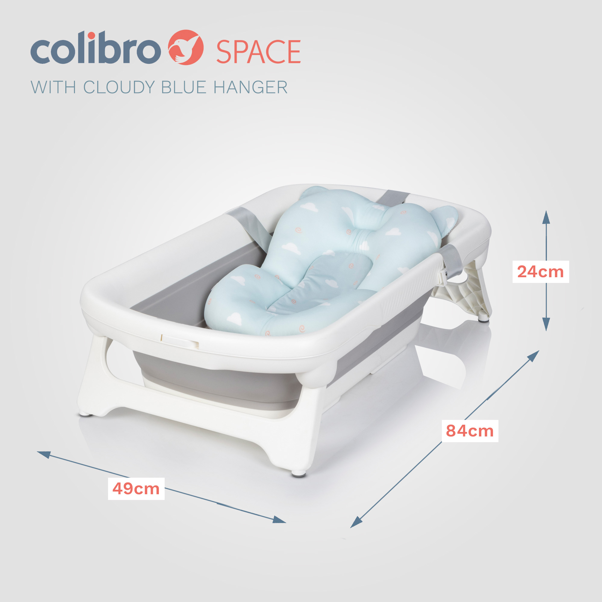 COLIBRO SPACE CLOUDY BLUE vaikiška vonelė - Image 4