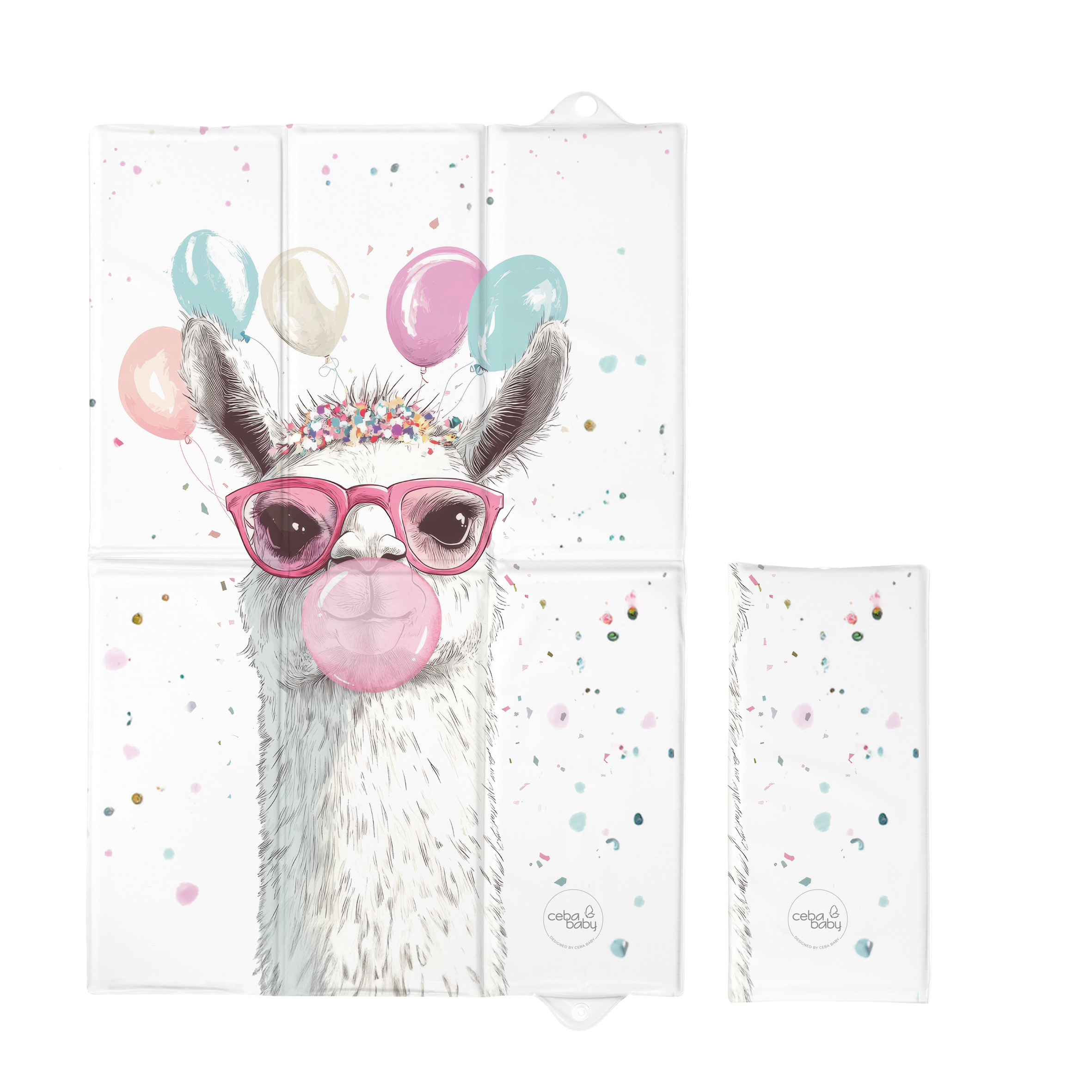 CEBA Sulankstomas vystymo kilimėlis 40x60 Basic Crazy Llama