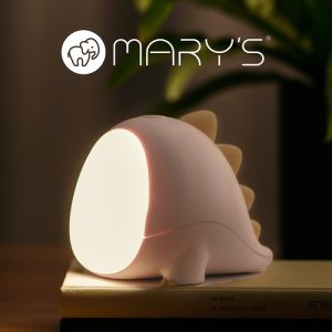 MARY'S LED naktinė lempa Dino rožinė