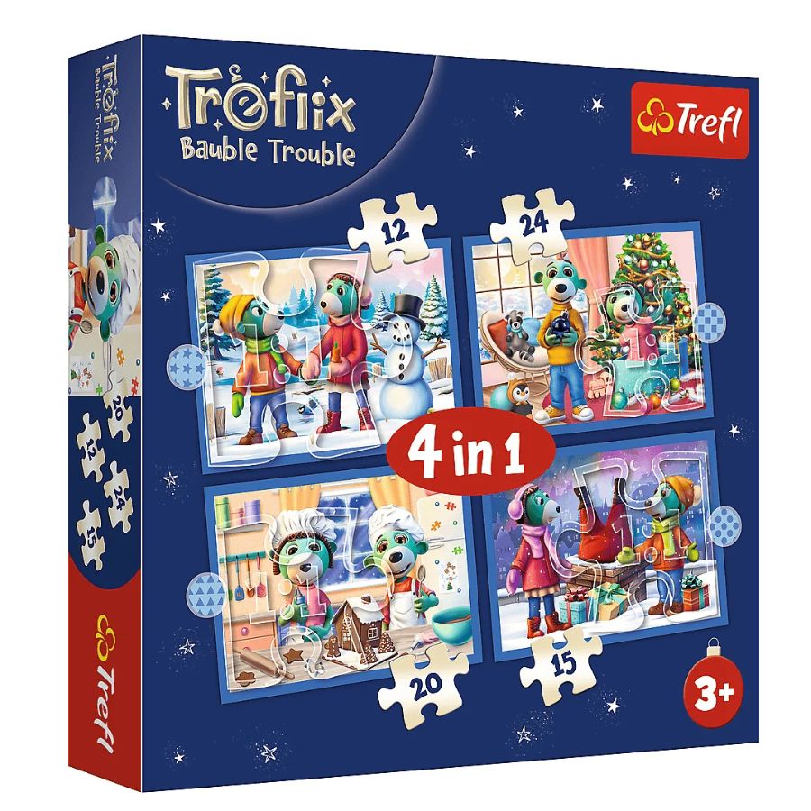TREFL 4in1 galvosūkis Pas Trefliks sninga