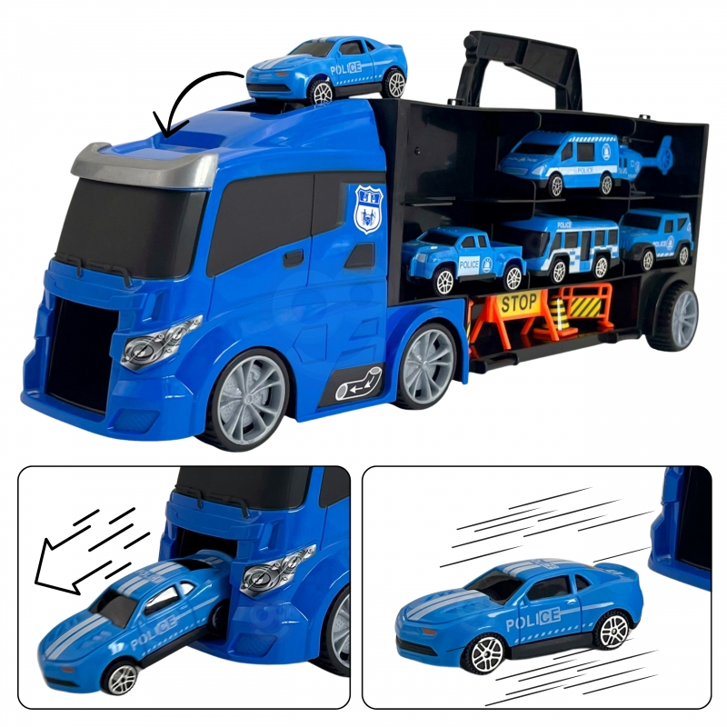 WOOPIE Transporter sunkvežimis 2in1 mėlynas - Image 3