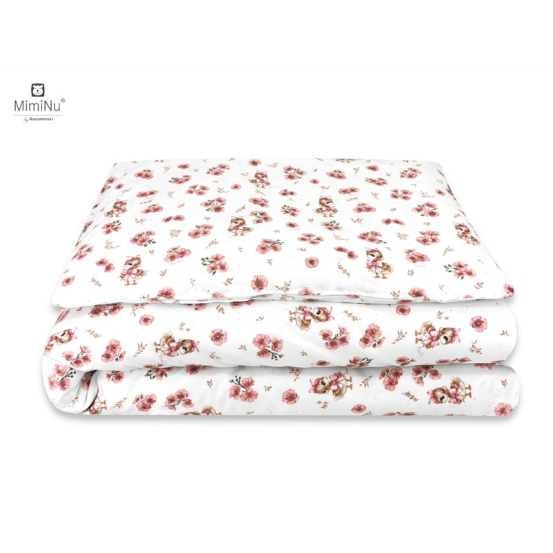 KIECZMERSKI Patalynė C-2 100x135 cm MIMINU DESIGN Ančiukai, rožinė, 100% medvilnė