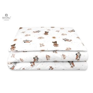 KIECZMERSKI Patalynė C-2 100x135 cm MIMINU DESIGN Meškiukai smėlio spalvos medvilnė 100%