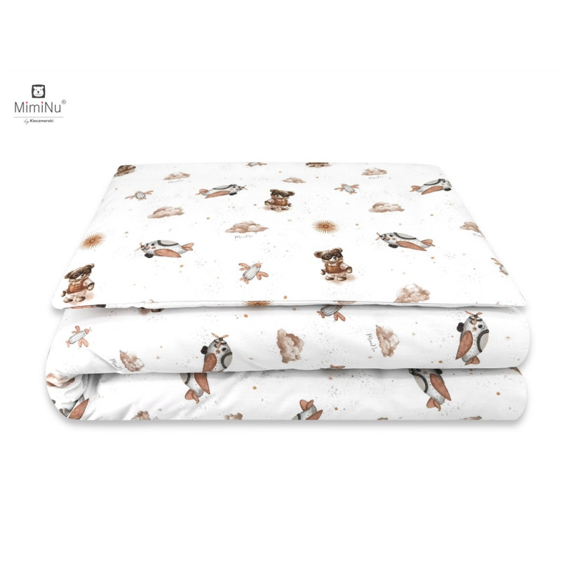 KIECZMERSKI Patalynė C-2 100x135 cm MIMINU DESIGN Meškiukai smėlio spalvos medvilnė 100%
