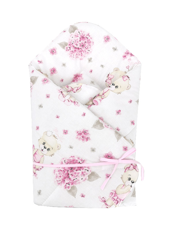 KIECZMERSKI Standintas vystyklas 75x75 cm MIMINU DESIGN Balerina rožinė 100% medvilnė