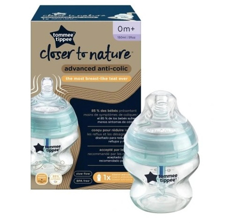 TOMMEE TIPPEE plastikinis buteliukas nuo pilvo dieglių 150 ml