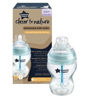 TOMMEE TIPPEE plastikinis buteliukas nuo pilvo dieglių 260 ml