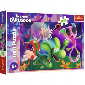 TREFL galvosūkis 100 Diplodocus Dragon ir draugai