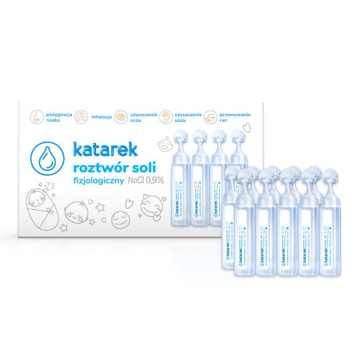 KATAREK Fiziologinis druskos tirpalas 10x5ml NaCl 0,9 %