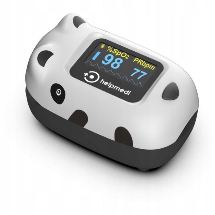 HELPMEDI PulsoCare Panda pulso oksimetras skirtas vaikams, sveriantiems daugiau nei 10 kg - Image 2