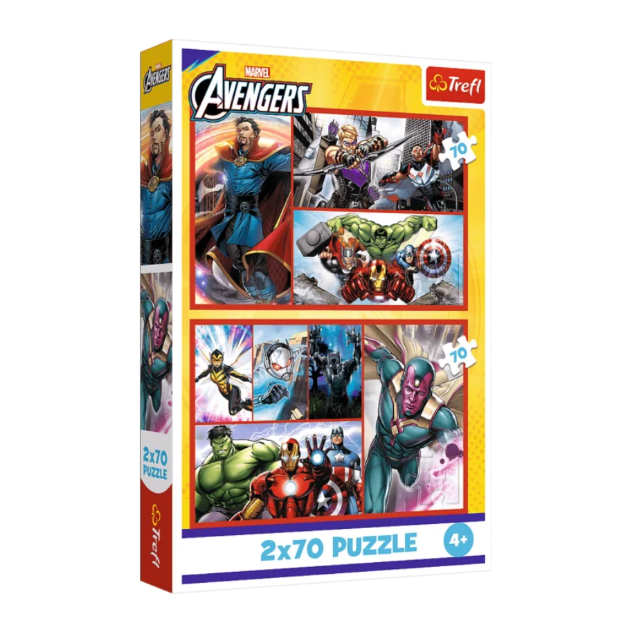 TREFL galvosūkis 2x70 Tapk herojumi / Disney Marvel The Avengers
