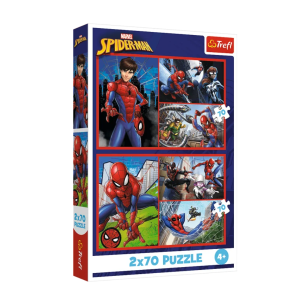 TREFL galvosūkis 2x70 vorų istorijos / Disney Marvel Spiderman