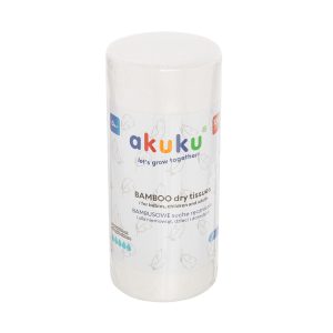 AKUKU Vienkartinės bambukinės servetėlės ​​18x25 cm 100 vnt