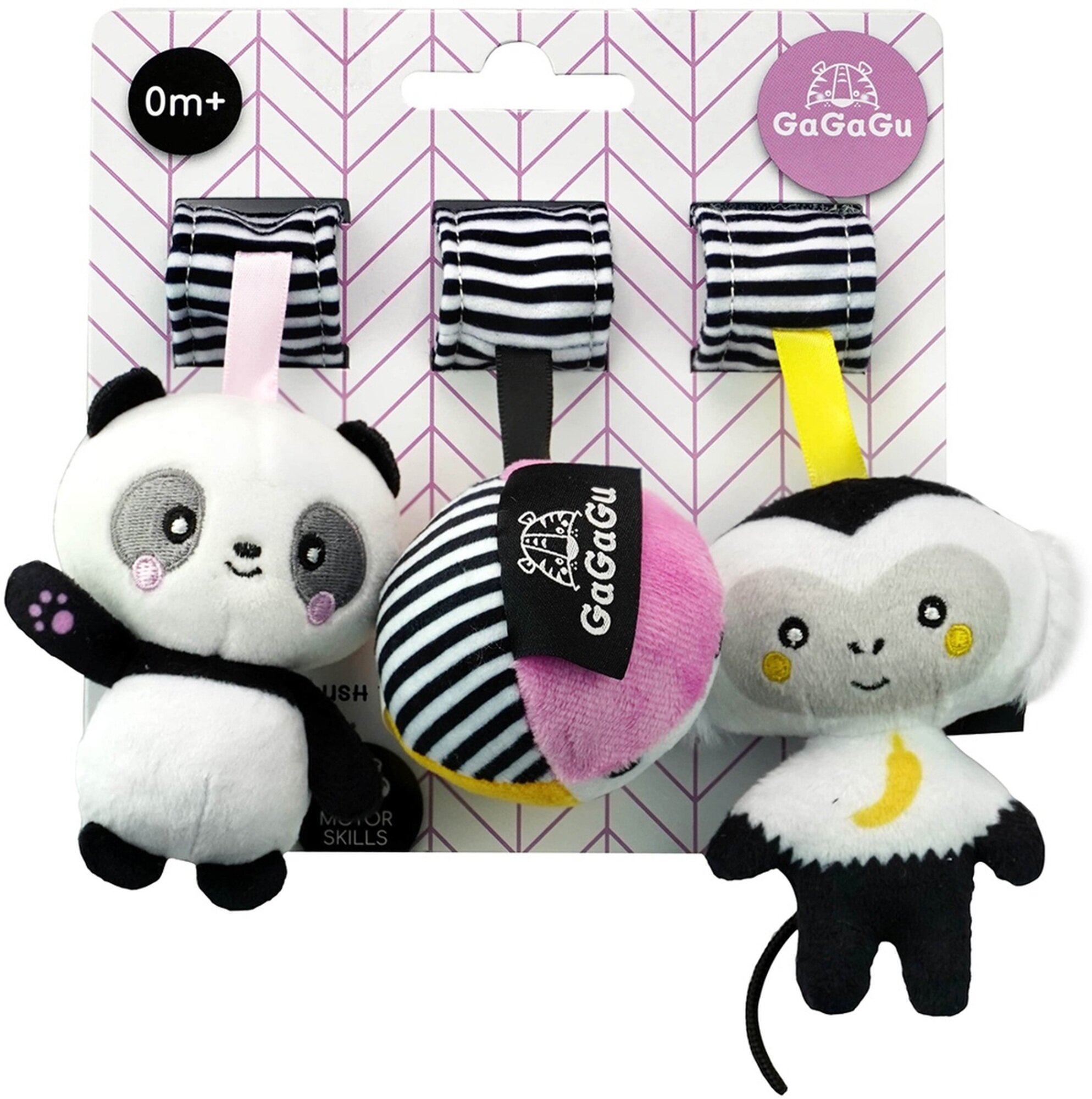 GAGAGU Panda Monkey rutulinis pakabukas