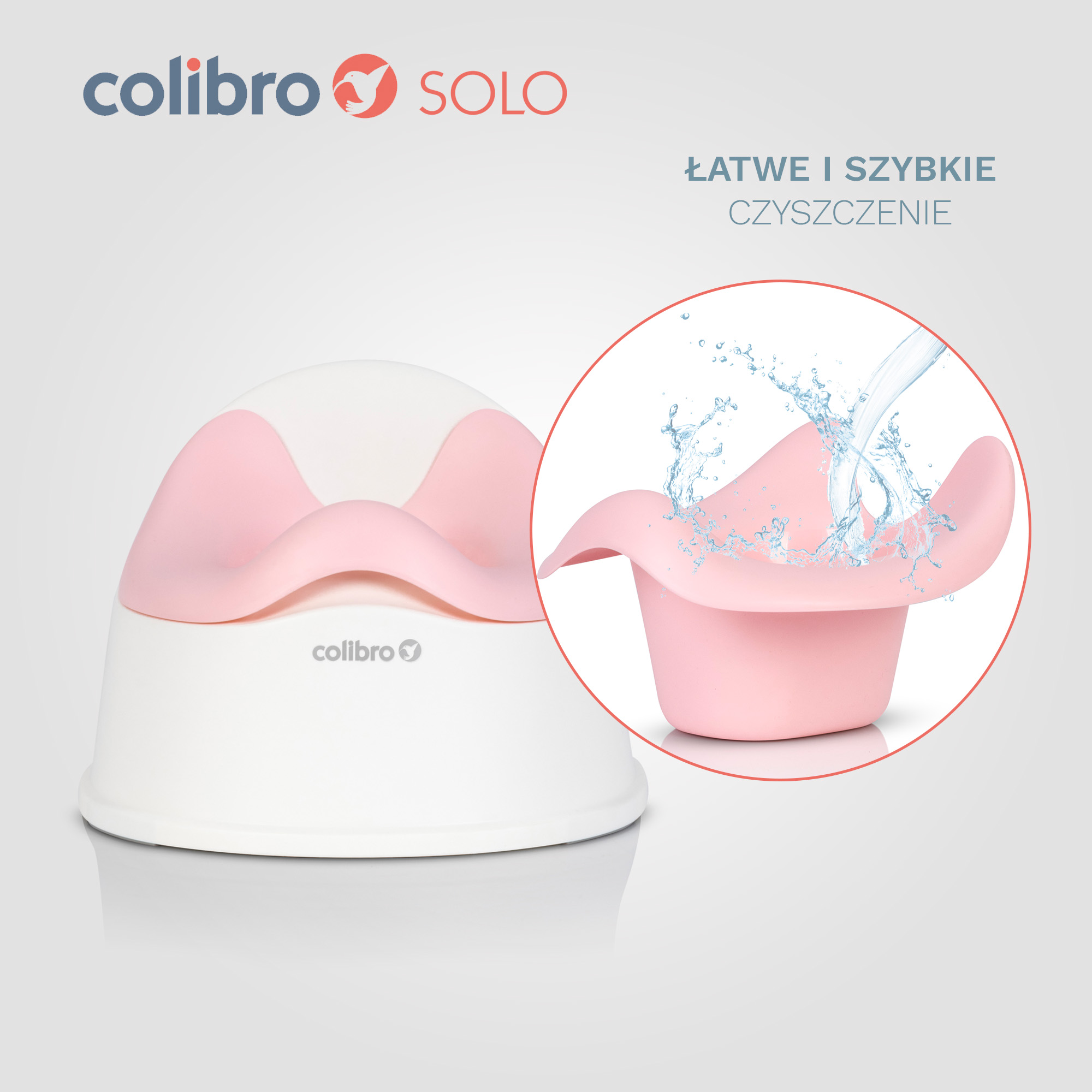 COLIBRO SOLO ROSE vaikiškas puodukas, rožinis - Image 3