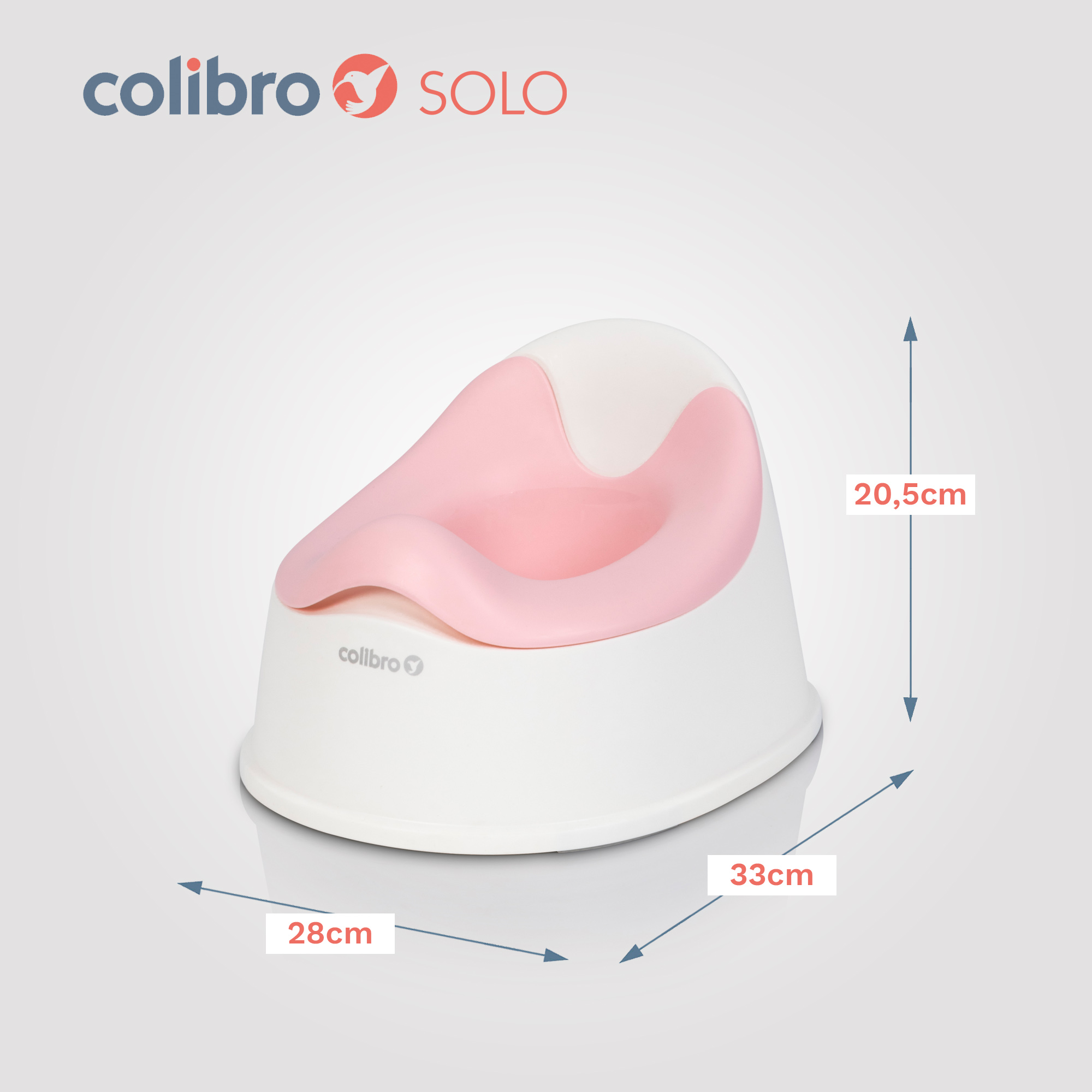 COLIBRO SOLO ROSE vaikiškas puodukas, rožinis - Image 5