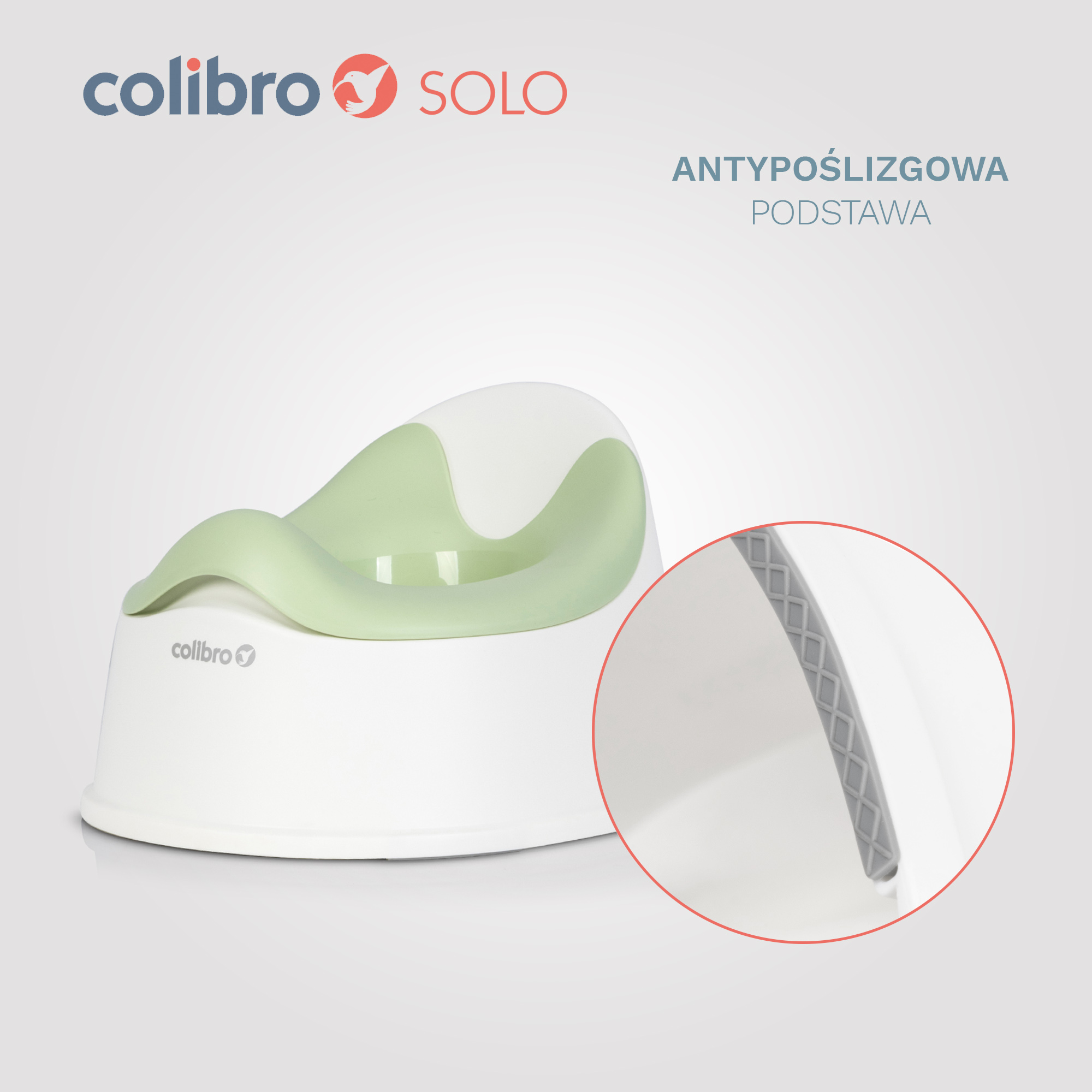 COLIBRO Vaikiškas puodukas SOLO COOL žalias - Image 3