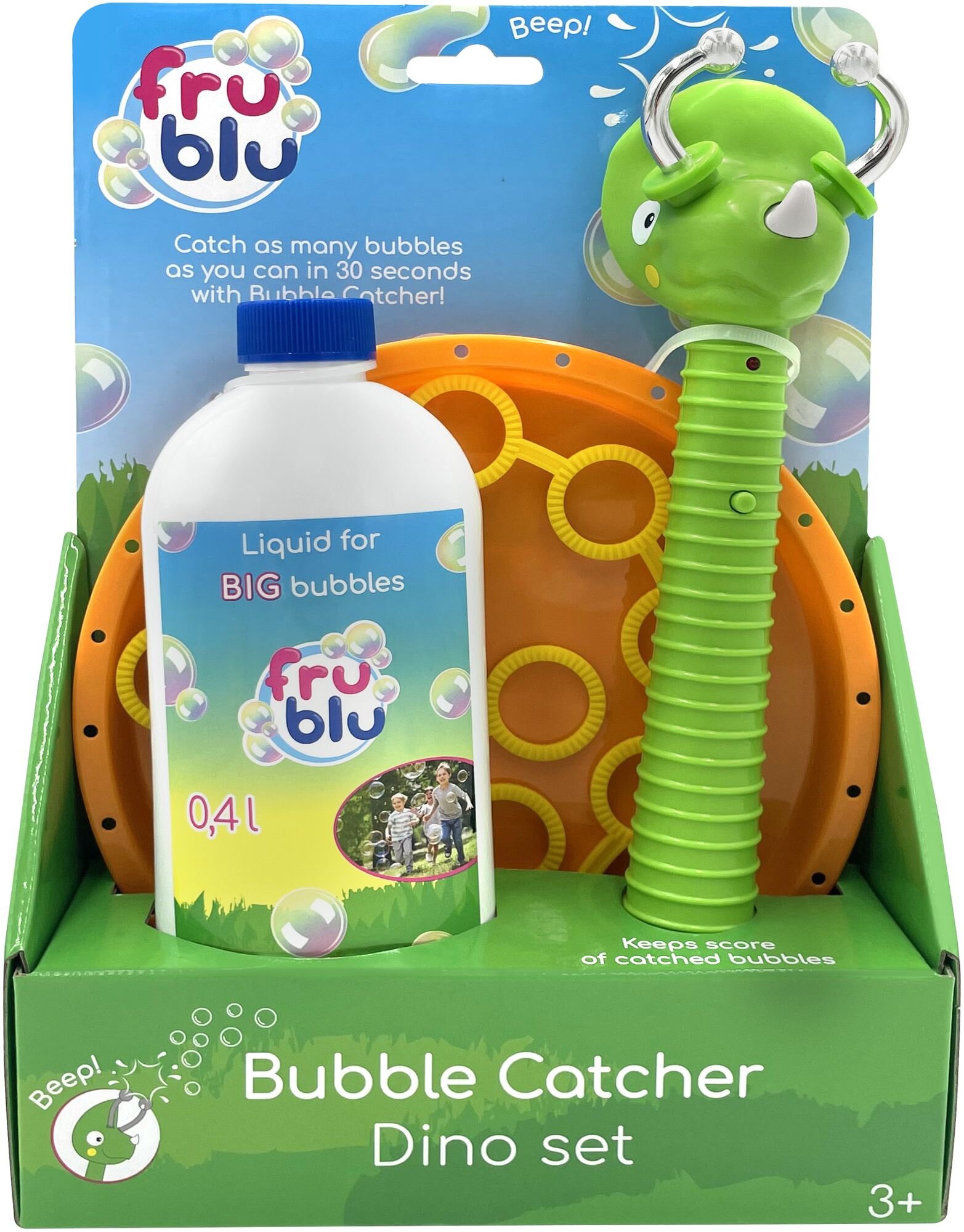 FRU BLU Dino burbulų gaudyklės rinkinys + skystis 0,4l - Image 4