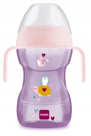 MAM Puodelis linksmam gėrimui 270 ml Better Together Girl 8+