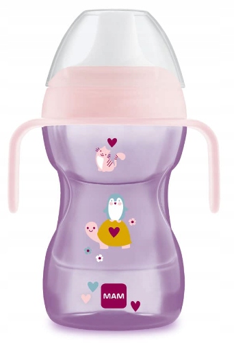 MAM Puodelis linksmam gėrimui 270 ml Better Together Girl 8+