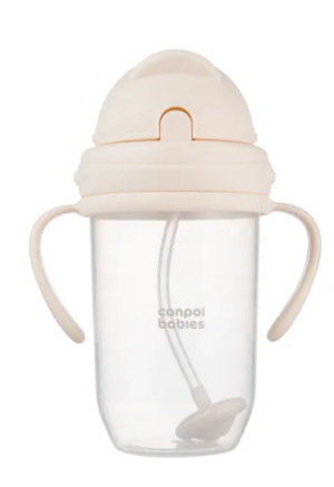 CANPOL Sippy puodelis su tūbele ir svorio 270ml kremo