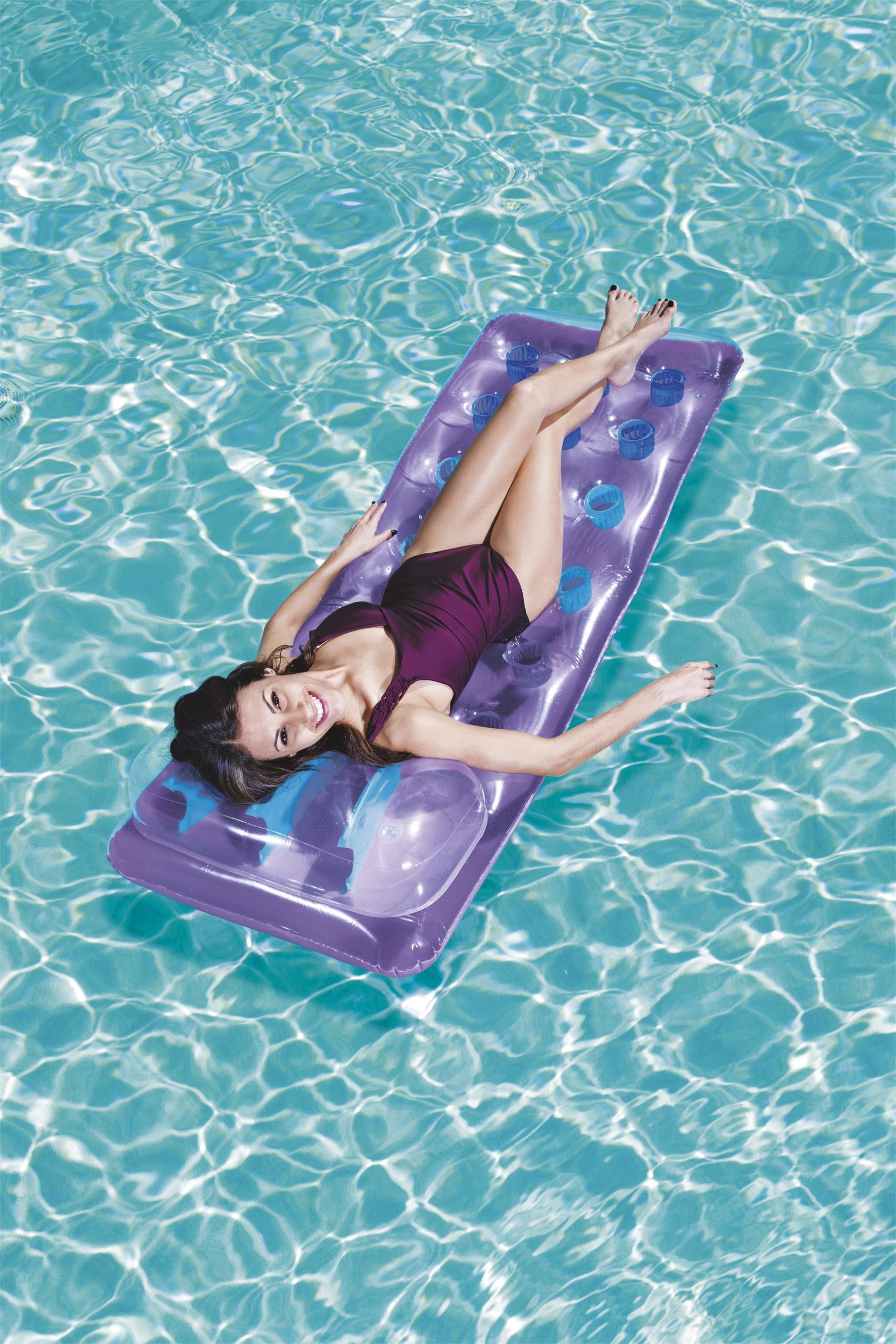 BESTWAY Pripučiamas paplūdimio čiužinys 188x71 violetinis - Image 3