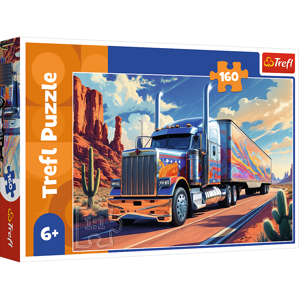 TREFL Puzzle 160 Sunkvežimis kelyje