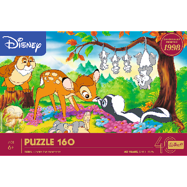 TREFL Dėlionė 160 Bambi ir miško draugai