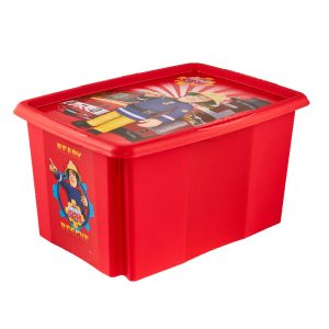 KEEPER KAROLINA FIREMAN SAM Tara su dangteliu, 45l, raudona