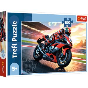 TREFL Puzzle 100 Greitas motociklas